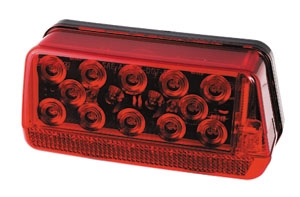 RH LED Waterproof Tail Light - Over 80" - Surface Mount