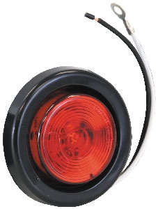 Red 2" Round LED Marker Light