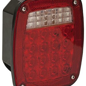 5 3/4" Box Style LED Tail Light with Backup and Tag Light