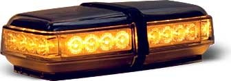 Mini Amber LED Light Bar - Magnetic