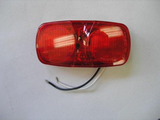 Red LED Clearance / Marker Light - 2" x 4"