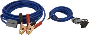 Booster Cable Set and Vehicle End with Quick Connect End