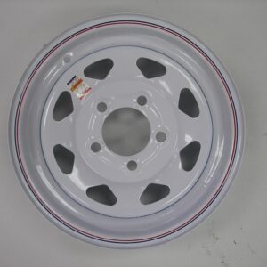 Spoke Wheel - 13" x 4.5" JJ - 5 on 4.5" - White