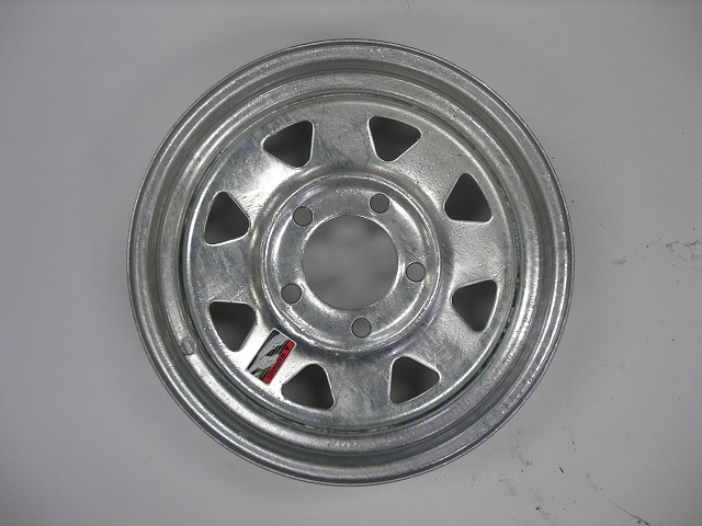 Spoke Wheel - 13" x 4.5" JJ - 5 on 4.5" - Galvanized