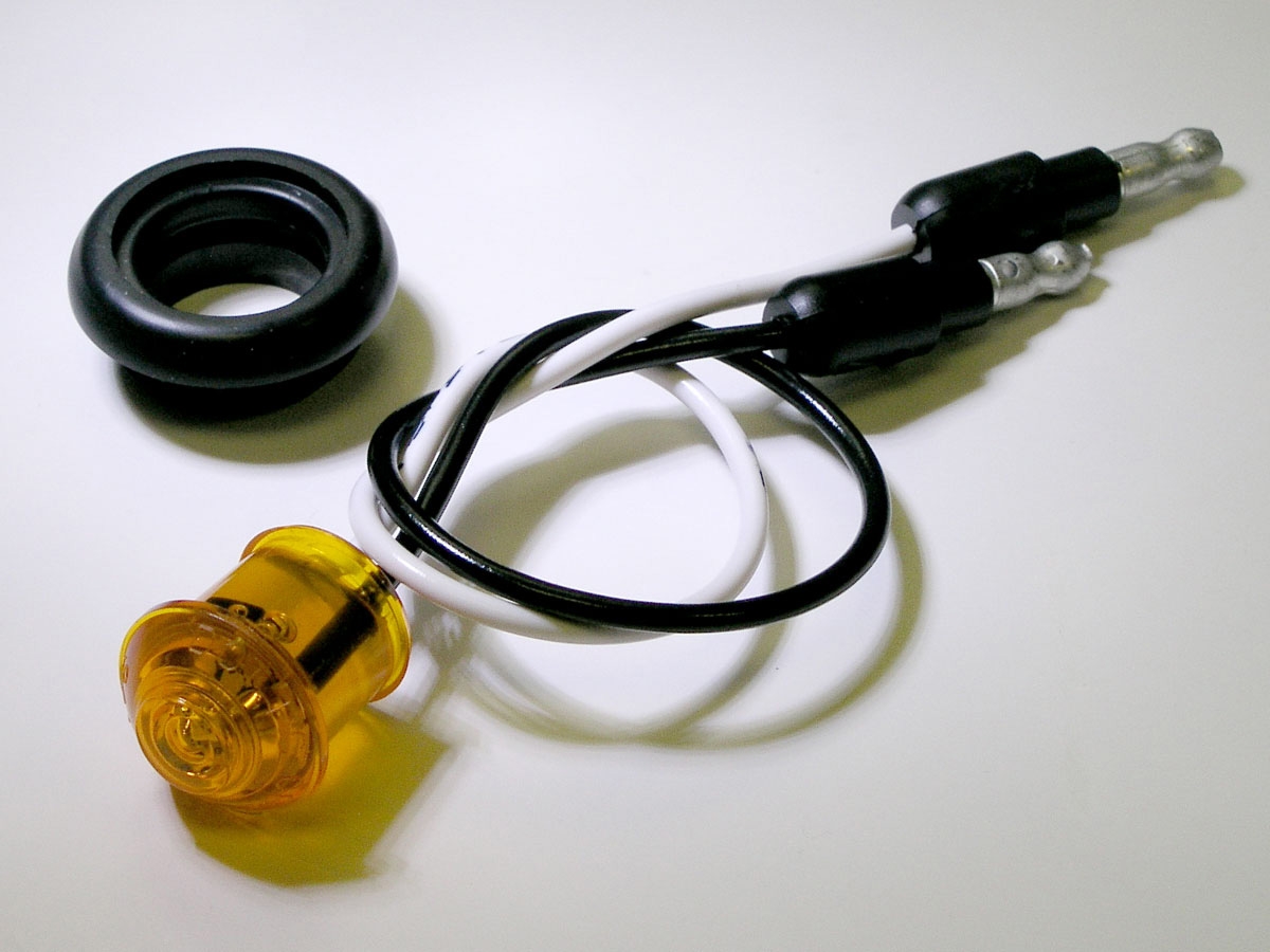 3/4" Amber LED Clearance / Side Marker Light Kit - 176 Series