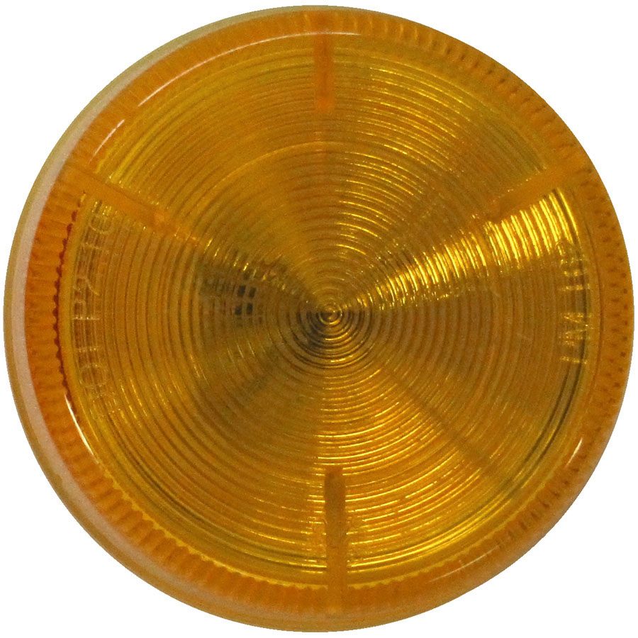 2 1/2" Round Amber LED Clearance / Side Marker Light - 196 Series