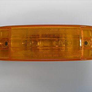 Amber Rectangular Clearance / Side Marker Light - 21 Series - Male Pins