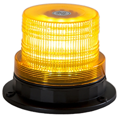Amber Strobe Light with 10' Cord - Magnetic