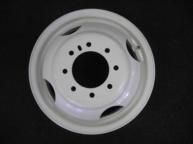 Dual Wheel - 16" x 6" K - 8 on 6.5" - White