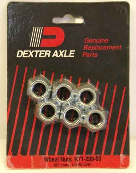 Dexter - 1/2"-20 60° Cone Wheel Nut Kit