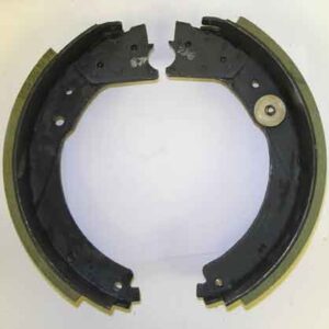 Dexter - LH 12-1/4" x 4" Electric Brake Shoe Kit - Cast Backing Plate