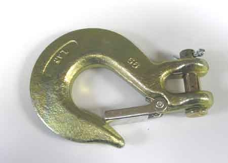Laclede - Grade 70 Clevis Slip Hook with Latch - 3/8" Chain