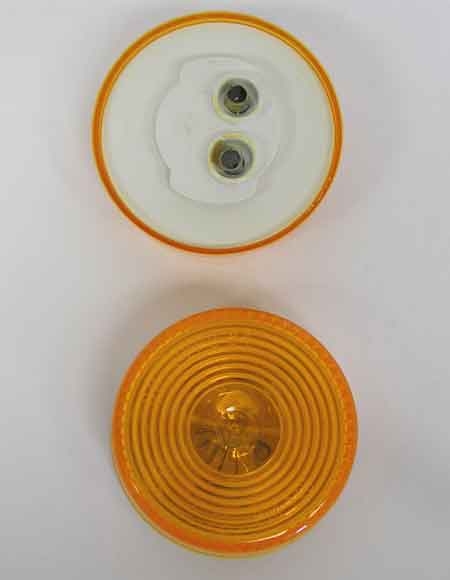 Peterson - 2" Round Amber Clearance / Side Marker Light - 146 Series