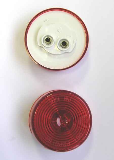 Peterson - 2" Round Red Clearance / Side Marker Light - 146 Series