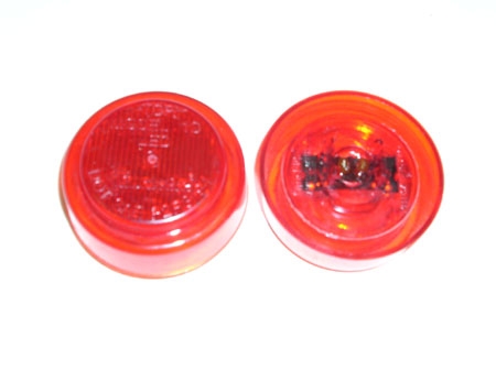Truck-Lite - 2-1/2" Round Red LED Clearance / Side Marker Light - 10 Series