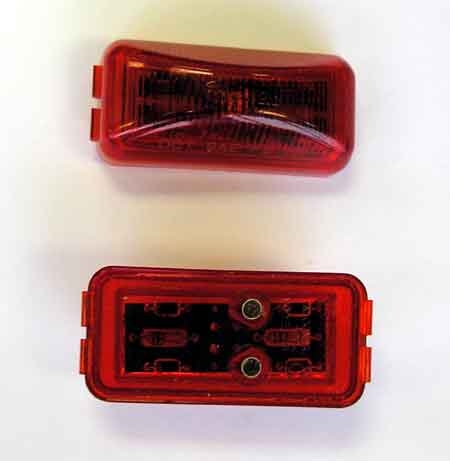 Truck-Lite - Red LED Rectangular Clearance / Side Marker Light - 15 Series