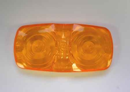Peterson - 138 Series Amber Replacement Lens - "Double Bullseye" Clearance / Side Marker