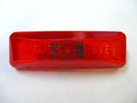 Truck-Lite - Red Rectangular Clearance / Side Marker Light - 19 Series