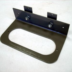 Truck-Lite - L-Shaped Mounting Bracket for 6-1/2" Oval Lamps with Clamps - Grey