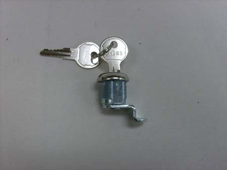 Buyers - Tool Box Lock Cylinder with Keys - L Shaped Latch