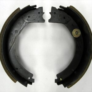 Dexter - LH 12-1/4" x 5" Electric Brake Shoe Kit - Cast Backing Plate