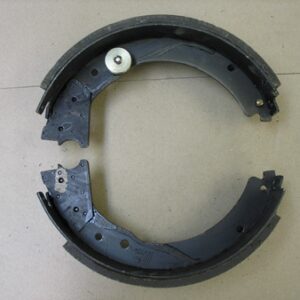 Dexter - LH 12-1/4" x 3-3/8" Electric Brake Shoe Kit - Cast Backing Plate