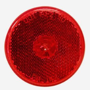 Peterson - 2-1/2" Round Red Clearance / Side Marker Light with Reflex - 143 Series