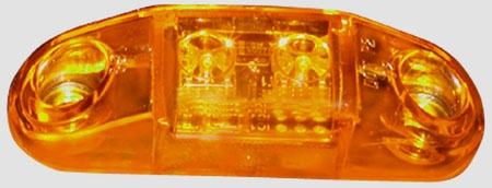 Peterson - Amber LED Mini Clearance / Side Marker Light - 168 Series