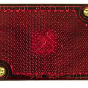 Peterson - Red Rectangular Clearance / Side Marker Light with Reflex - 114 Series