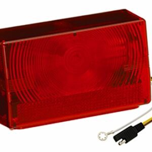 Bargman - Wesbar LH 4" x 6" Submersible Low Profile Tail Light - Trailers Over 80" Wide