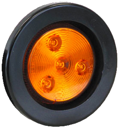 Buyers - Amber 2-1/2" Round LED Marker / Clearance Light