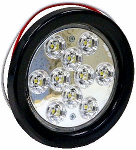 Buyers - Clear 4" Round LED Backup Light