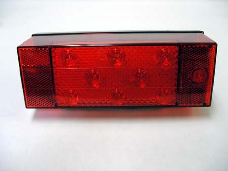 Peterson - LED Rectangular Stop / Turn / Tail Light - Over 80" - Curb Side - 856 Series