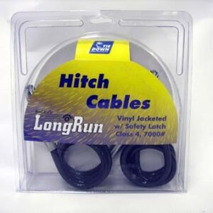 Tie Down Engineering - 36" Vinyl Coated Hitch Cable with Safety Latch Hooks