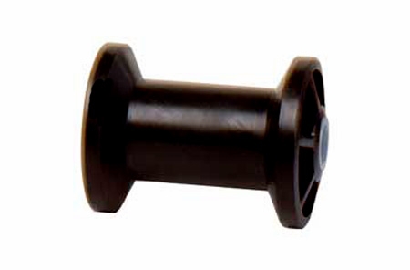 Tie Down Engineering - 4" Spool Type Keel Roller - Black