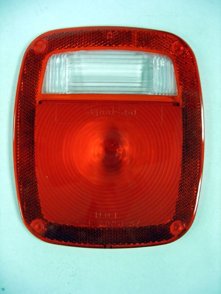 Truck-Lite - 5010 Series Replacement Lens - Stop / Turn / Tail Light with Backup (NO HOLES)