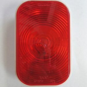 LAMP - S/T/T - RECTANGLE - 3.43" X 5.31" - RED