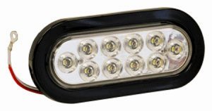 Buyers - Clear 6-1/2" Oval LED Backup Light