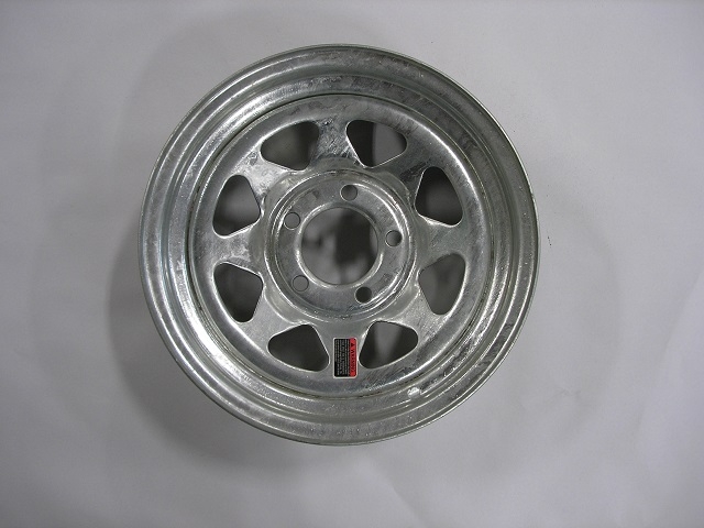 Spoke Wheel - 14" x 6" JJ - 5 on 4.5" - Galvanized