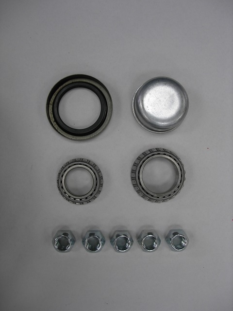 10" x 2 1/4" 3.5k Hub Drum Kit - 5 on 5" - 1 3/8" Inner and 1 1/16" Outer Bearing