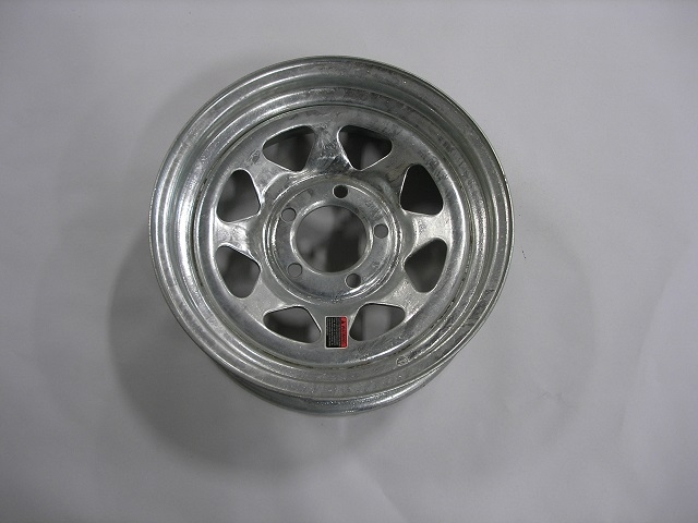 Spoke Wheel - 14" x 6" JJ - 5 on 4.5" - Galvanized