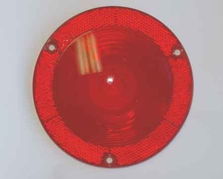 Truck-Lite - 5-1/8" Round Red Replacement Lens with Reflex