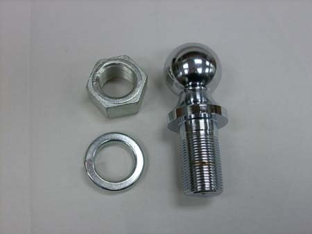 Buyers - 2" Chrome Hitch Ball - 1 1/4" Shank - 7.5k MGTW