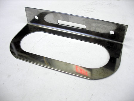 Truck-Lite - L-Shaped Mounting Bracket for 6-1/2" Oval Lamps - Stainless Steel