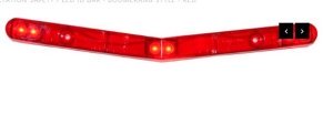 LED ID Bar - Boomerang Style - Red