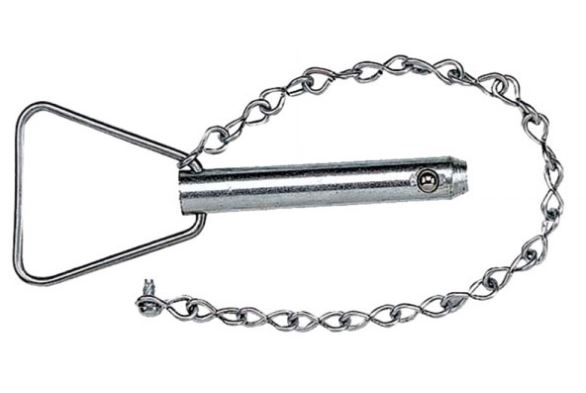 Bulldog Pull Pin with 12-1/4" Chain & Drive Screw for 2000 lbs & 5000 lbs - Topwind Jack Only