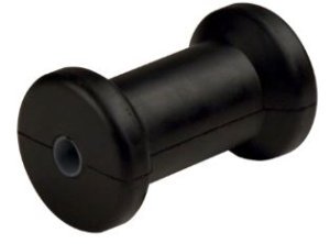 CE Smith - 5" Rubber Spool Roller - Black