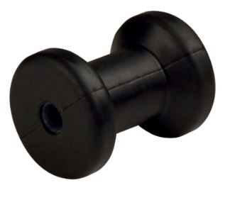 CE Smith - 4" Rubber Spool Roller - Black