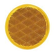 Peterson - 3-3/16" Amber Round Reflector