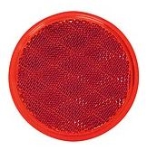 Peterson - 3-3/16" Red Round Reflector